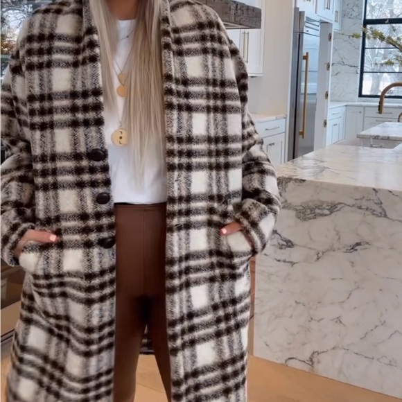 New with tag Isabel Marant Etoile plaid Gabriel coat - Picture 5 of 16